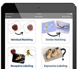 Stages Learning Language Builder app on Ipad