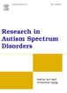 Research in Autism Spectrum Disorders (RASD) journal cover