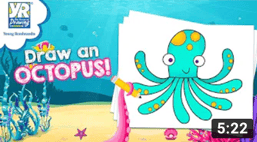 draw octopus young rembrandts for children with autism