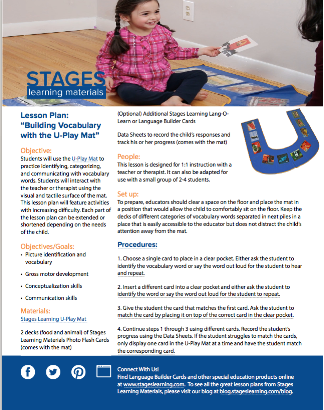 Stages Learning uplay vocab lesson plan