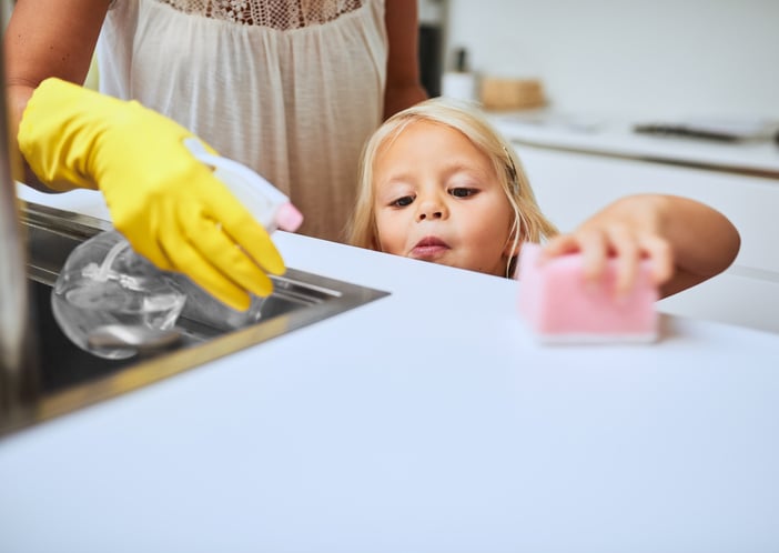Kid Friendly Household Chores For Developing Gross Motor Skills for Autistic Children